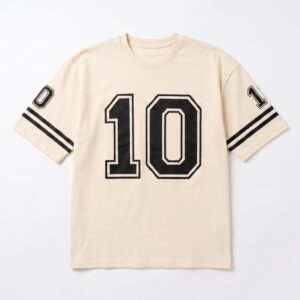 Eddez Cream Athletic 10 Interlock T-Shirt