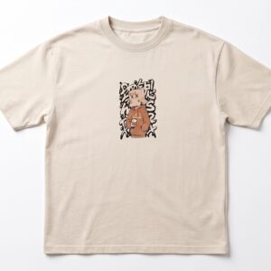 Eddez Graffiti Bear Graphic Cotton T-Shirt